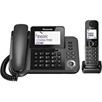 Los mejores  - Panasonic KX-TGF310 - Teléfono Fijo Inalámbrico con Supletorio Portátil (2 en 1- LCD- Teclas Grandes- Agenda de 100…